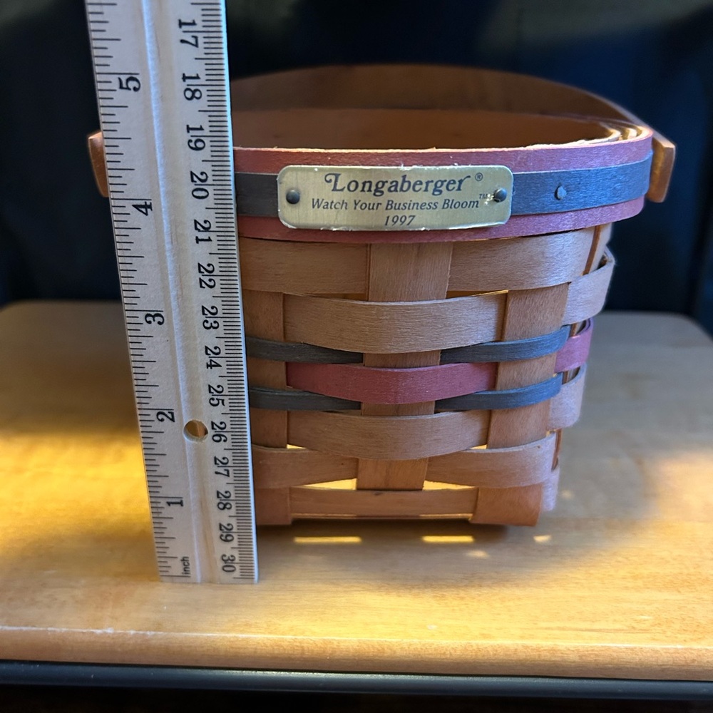 Longaberger Patriotic Let Your Business Bloom Basket - Picture 5 of 6